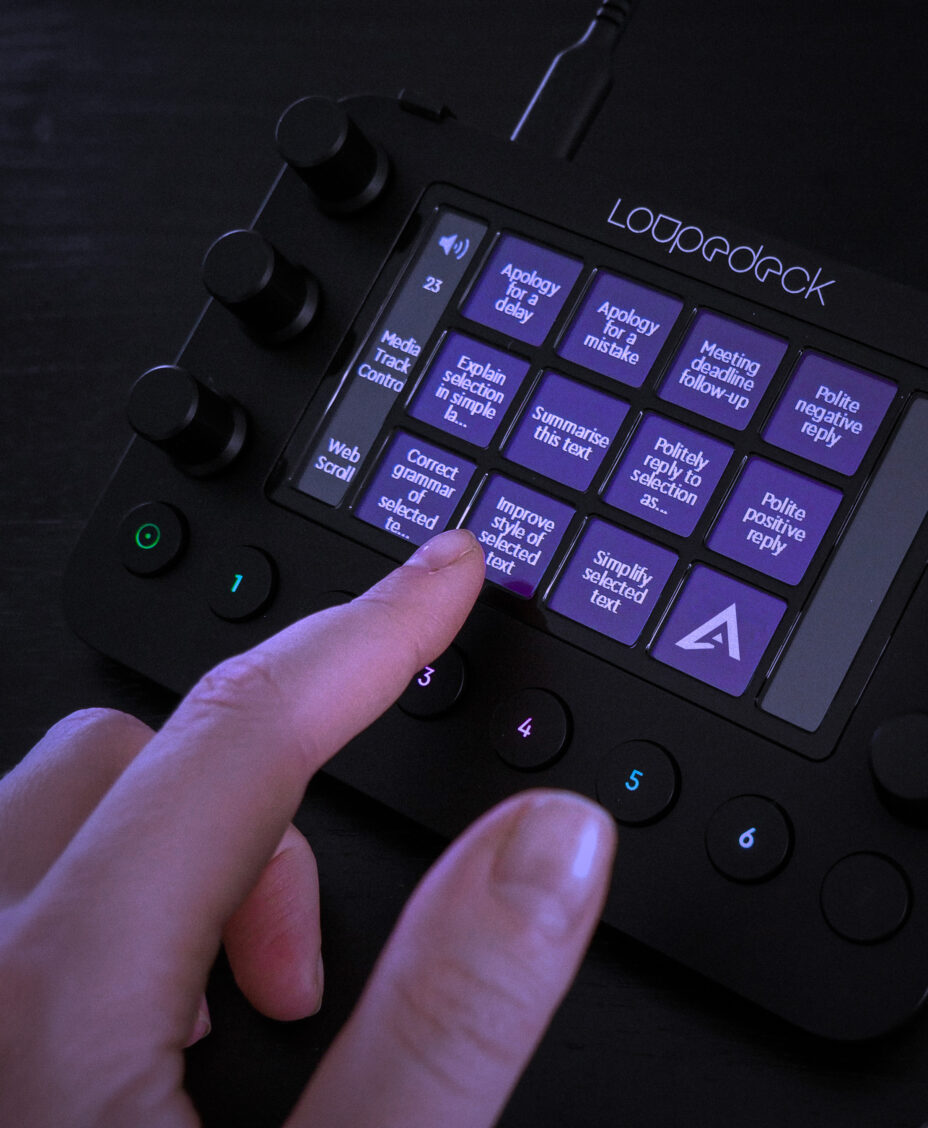 Loupedeck Ai Assistant action icons